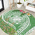 Aloha Molokai Island Round Carpet Hawaii Pua Kukui