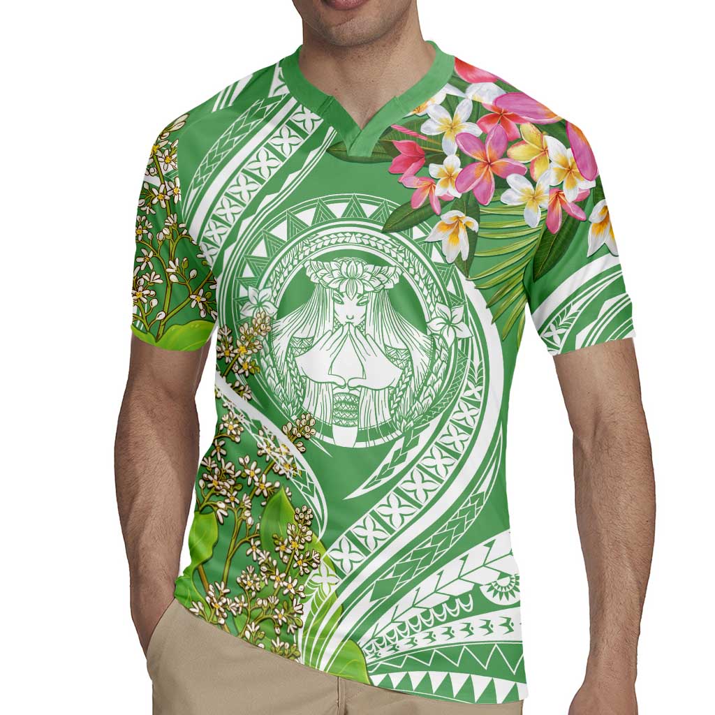 Aloha Molokai Island Rugby Jersey Hawaii Pua Kukui