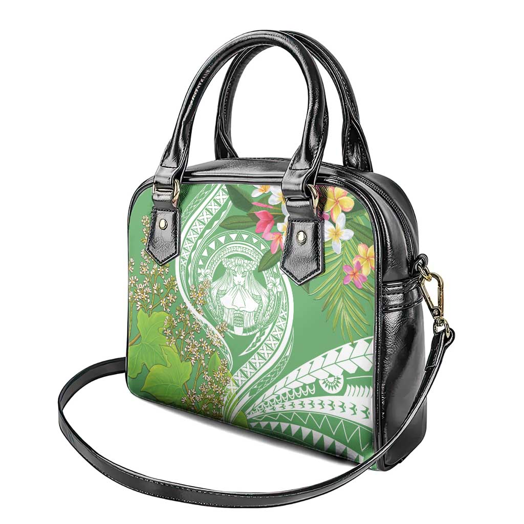 Aloha Molokai Island Shoulder Handbag Hawaii Pua Kukui