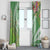 Aloha Molokai Island Window Curtain Hawaii Pua Kukui