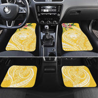 Aloha Hawaii Oahu Car Mats Wahine with Ilima Lei