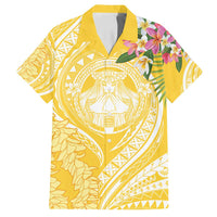 Aloha Hawaii Oahu Family Matching Puletasi and Hawaiian Shirt Wahine with Ilima Lei