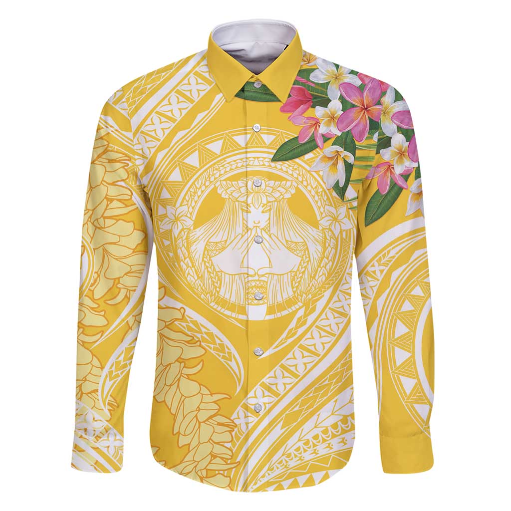 Aloha Hawaii Oahu Family Matching Tank Maxi Dress and Hawaiian Shirt Wahine with Ilima Lei