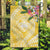 Aloha Hawaii Oahu Garden Flag Wahine with Ilima Lei