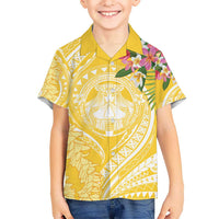 Aloha Hawaii Oahu Hawaiian Shirt Wahine with Ilima Lei