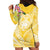 Aloha Hawaii Oahu Hoodie Dress Wahine with Ilima Lei