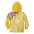 Aloha Hawaii Oahu Kid Hoodie Wahine with Ilima Lei