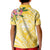 Aloha Hawaii Oahu Kid Polo Shirt Wahine with Ilima Lei