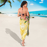 Aloha Hawaii Oahu Sarong Wahine with Ilima Lei