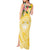 Aloha Hawaii Oahu Tank Maxi Dress Wahine with Ilima Lei