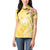 Aloha Hawaii Oahu Women Polo Shirt Wahine with Ilima Lei