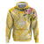 Aloha Hawaii Oahu Zip Hoodie Wahine with Ilima Lei