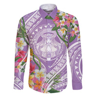 Aloha Hawaii Kauai Family Matching Puletasi and Hawaiian Shirt Frangipani Mix Mokihana Lei