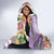 Aloha Hawaii Kauai Hooded Blanket Frangipani Mix Mokihana Lei