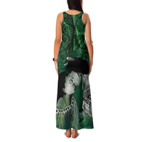 New Zealand Aroha Koe Mama Family Matching Tank Maxi Dress and Hawaiian Shirt Maori Hongi - Pounamu