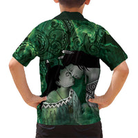New Zealand Aroha Koe Mama Kid Hawaiian Shirt Maori Hongi - Pounamu LT7 - Polynesian Pride
