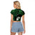 New Zealand Aroha Koe Mama Raglan Cropped T Shirt Maori Hongi - Pounamu