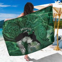 New Zealand Aroha Koe Mama Sarong Maori Hongi - Pounamu