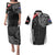 Personalised New Zealand Rugby Couples Matching Puletasi Dress and Hawaiian Shirt Aotearoa World Cup 2023 Champions LT7 Black - Polynesian Pride