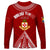 Personalised Kolisi Tonga Atele Long Sleeve Shirt Tongan Kupesi - Special LT7 - Polynesian Pride