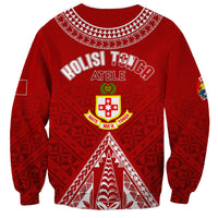 Personalised Kolisi Tonga Atele Sweatshirt Tongan Kupesi - Special LT7 - Polynesian Pride