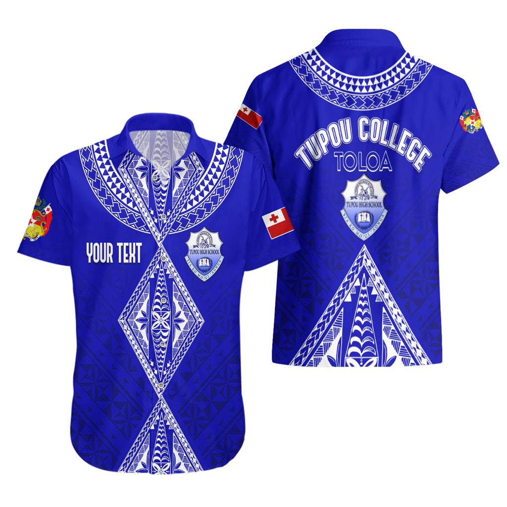 Personalised Tupou College Toloa Hawaiian Shirt Tongan Kupesi - Special LT7 - Polynesian Pride