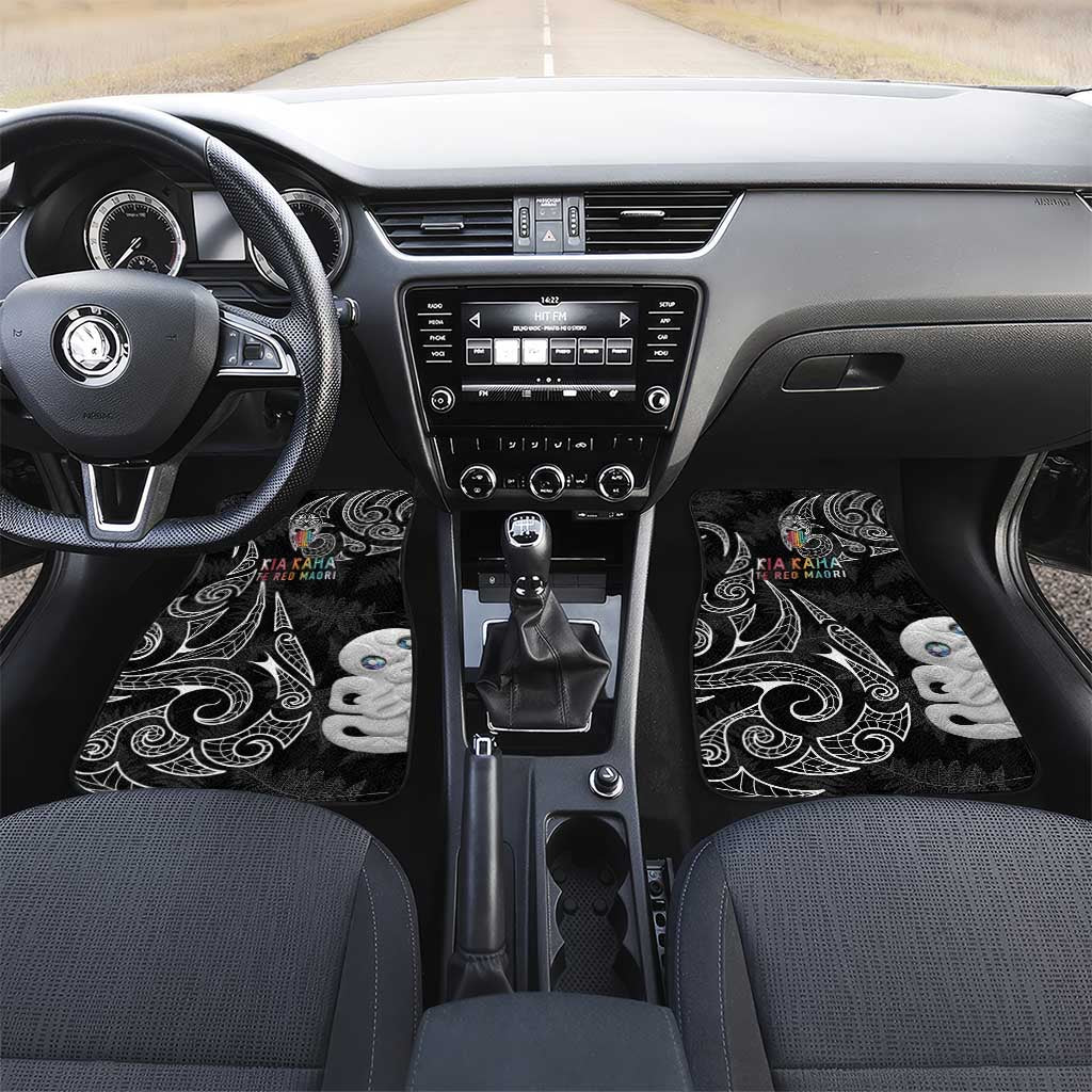 Kia Hara Te reo Maori Car Mats Manaia Moko Pattern