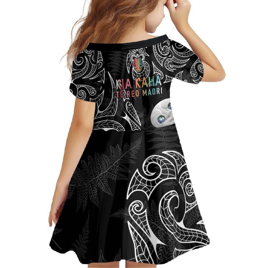 Kia Hara Te reo Maori Family Matching Mermaid Dress and Hawaiian Shirt Manaia Moko Pattern LT7 - Polynesian Pride
