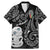 Kia Hara Te reo Maori Family Matching Mermaid Dress and Hawaiian Shirt Manaia Moko Pattern