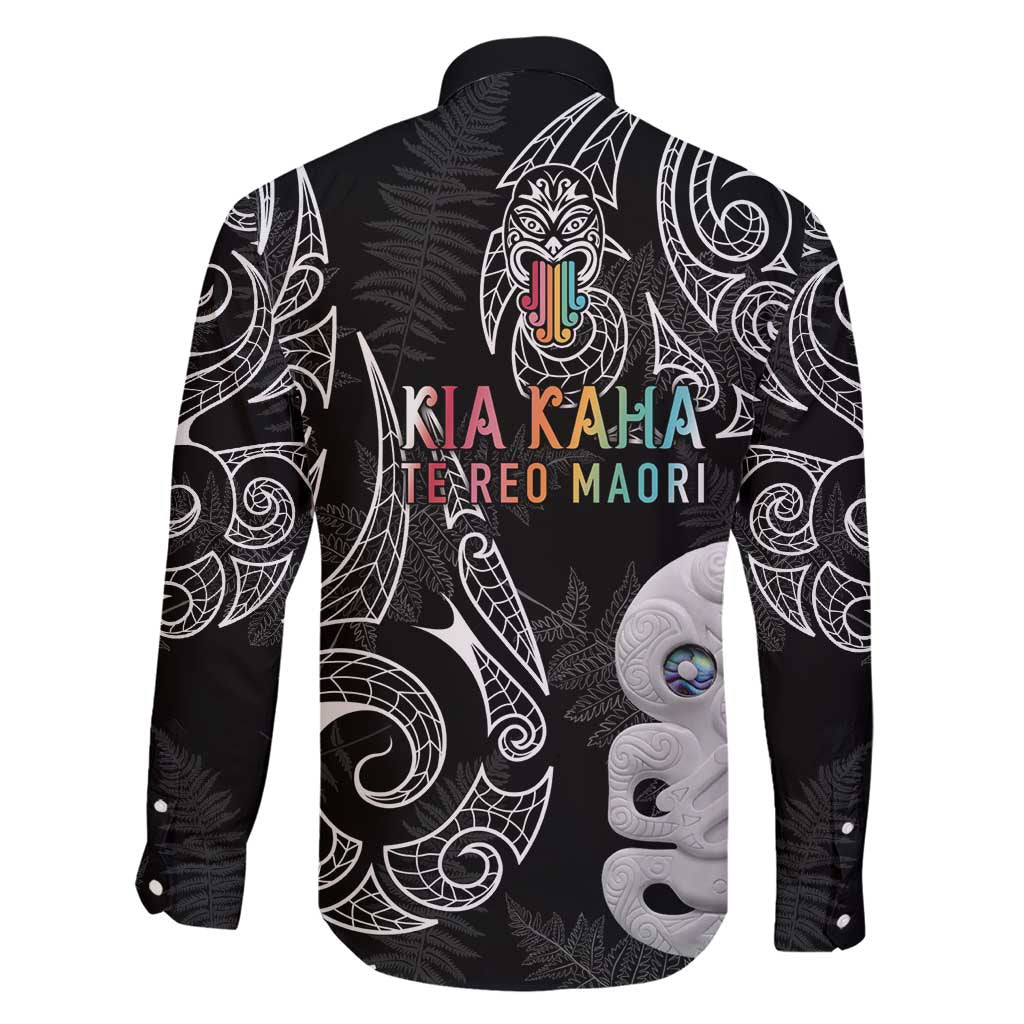 Kia Hara Te reo Maori Family Matching Short Sleeve Bodycon Dress and Hawaiian Shirt Manaia Moko Pattern LT7 - Polynesian Pride