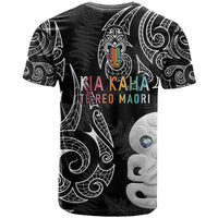 Kia Hara Te reo Maori T Shirt Manaia Moko Pattern