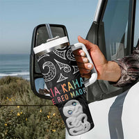Kia Hara Te reo Maori Tumbler With Handle Manaia Moko Pattern