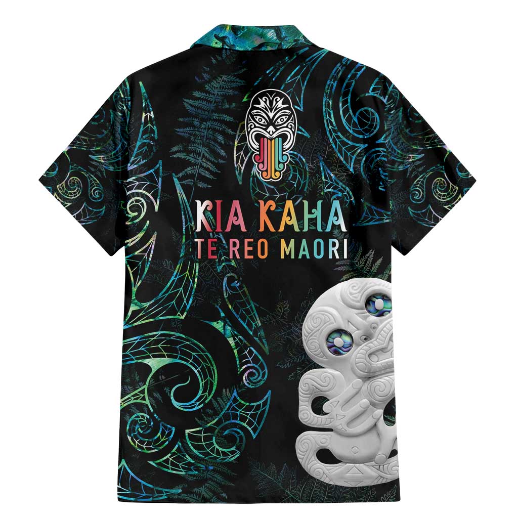 Kia Hara Te reo Maori Family Matching Mermaid Dress and Hawaiian Shirt Manaia Moko Mix Paua Shell LT7 - Polynesian Pride