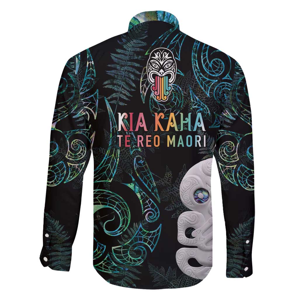 Kia Hara Te reo Maori Family Matching Mermaid Dress and Hawaiian Shirt Manaia Moko Mix Paua Shell LT7 - Polynesian Pride