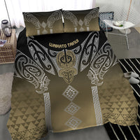 Aotearoa Maori Iwi Heritage Bedding Set Waikato Tainui Parauri LT7 - Polynesian Pride