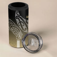Aotearoa Maori Iwi Heritage 4 in 1 Can Cooler Tumbler Waikato Tainui Parauri LT7 - Polynesian Pride