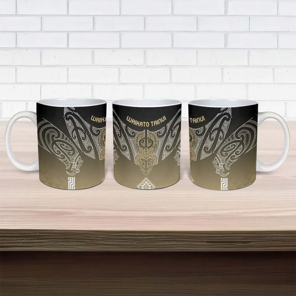 Aotearoa Maori Iwi Heritage Ceramic Mug Waikato Tainui Parauri LT7 - Polynesian Pride