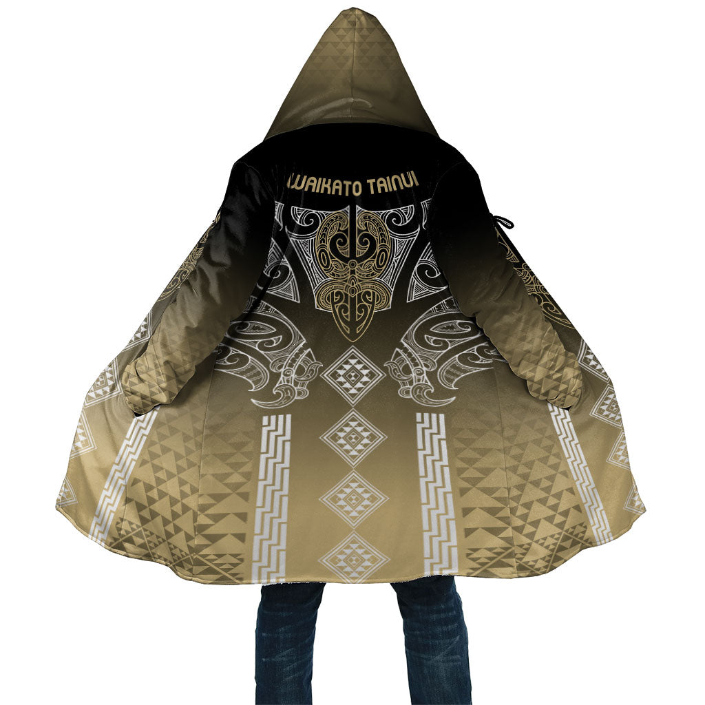 Aotearoa Maori Iwi Heritage Cloak Waikato Tainui Parauri LT7 Unisex Earth Gold - Polynesian Pride