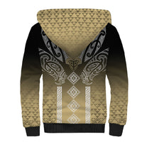 Aotearoa Maori Iwi Heritage Sherpa Hoodie Waikato Tainui Parauri LT7 - Polynesian Pride