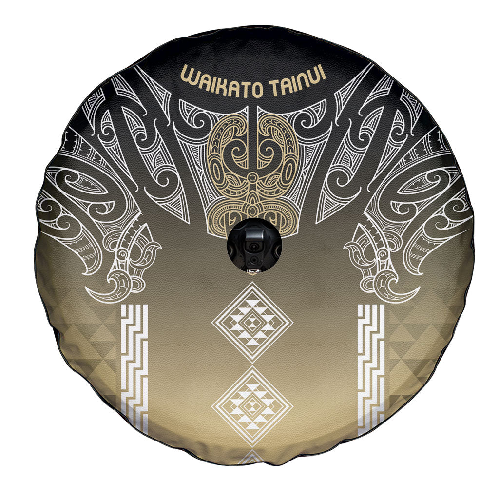 Aotearoa Maori Iwi Heritage Spare Tire Cover Waikato Tainui Parauri LT7 - Polynesian Pride