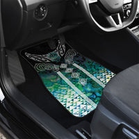 Aotearoa Maori Iwi Heritage Car Mats Ngati Kahungunu Paua Shell Turquoise LT7 - Polynesian Pride