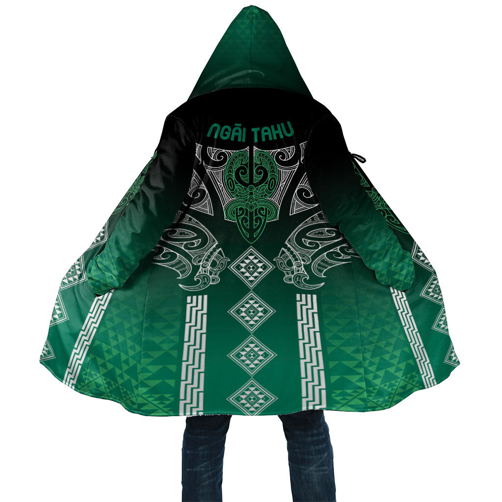 Aotearoa Maori Iwi Heritage Cloak Ngai Tahu Pounamu Green LT7 Unisex Jade Green - Polynesian Pride