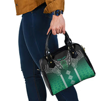 Aotearoa Maori Iwi Heritage Shoulder Handbag Ngai Tahu Pounamu Green LT7 - Polynesian Pride
