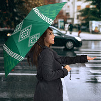Aotearoa Maori Iwi Heritage Umbrella Ngai Tahu Pounamu Green LT7 - Polynesian Pride