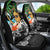 Tropical Christmas Polynesian Car Seat Cover Funny Surfing Pineapple