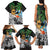 Tropical Christmas Polynesian Family Matching Tank Maxi Dress and Hawaiian Shirt Funny Surfing Pineapple