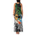 Tropical Christmas Polynesian Family Matching Tank Maxi Dress and Hawaiian Shirt Funny Surfing Pineapple