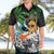 Tropical Christmas Polynesian Hawaiian Shirt Funny Surfing Pineapple