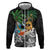 Tropical Christmas Polynesian Hoodie Funny Surfing Pineapple