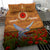 Cook Islands ANZAC Day Personalised Bedding Set with Poppy Field LT9 - Polynesian Pride